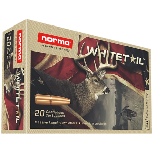 Norma Whitetail 7mm Remington Magnum Ammo 150 Grain Jacketed Soft Point Box of 20