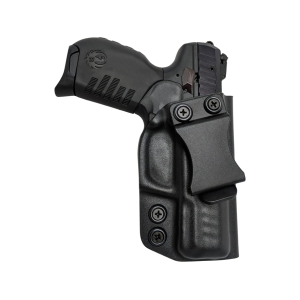 Rounded IWB Holster Right Hand Ruger SR22 with Rail Kydex Black