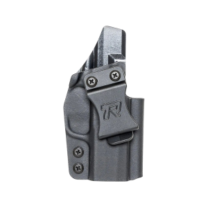 Rounded IWB Holster Right Hand 1911 Officer Kydex Black