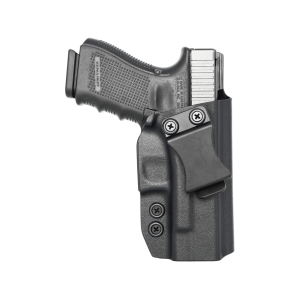 Rounded IWB Holster Right Hand Glock 17, 22, 31, 47 Kydex Black