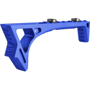 Strike Industries LINK Curved KeyMod, M-LOK AR-15 Foregrip Aluminum Blue