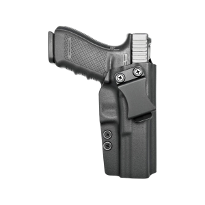 Rounded IWB Holster Right Hand Glock 20, 21 Kydex Black