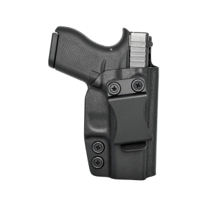 Rounded IWB Holster Right Hand Glock 42 Kydex Black