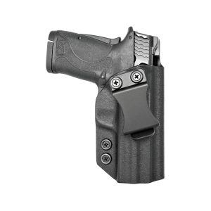 Rounded IWB Holster Right Hand S&W M&P Shield EZ 380 ACP Kydex Black