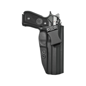 Rounded IWB Holster Right Hand Beretta 92, 92F, 92FS, 96 Kydex Black