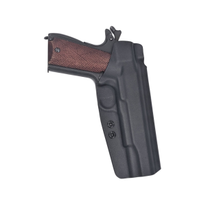 Rounded IWB Holster Left Hand 1911 Government Kydex Black