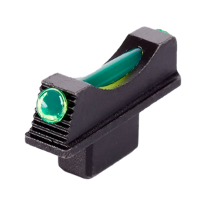 Wilson Combat Front Sight for Serrated Blade Colt Python, Anaconda Fiber Optic Green Steel Black