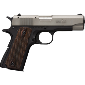 Browning 1911-22 A1 22LR Pistol 3.625" Barrel 10+1 Round Matte Gray Slide Rosewood Grip Black Frame
