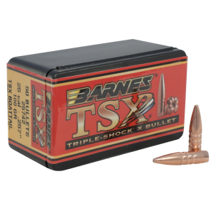 Barnes TSX (Triple-Shock X) 25 Caliber (257 Diameter) Bullets 100 Grain Solid Hollow Point Box of 50