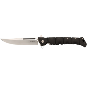 Cold Steel Luzon Large Pocket Knife 6" Clip Point 8Cr13MoV Satin Blade Glass Reinforced Nylon (GRN) Handle Black
