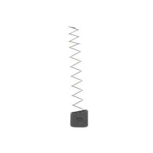 Arredondo Checkered Extended Magazine Base Pad +5 for Glock 19, 23 Nylon Black and 10% Extra Power Spring