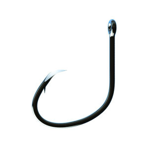 Eagle Claw Lancet Circle Hook Trokar Point Offset Hook #7/0 Platinum Black 50PK