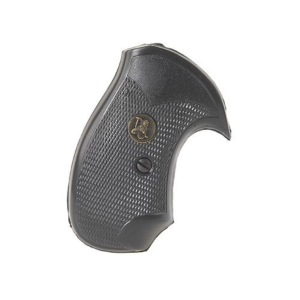 Pachmayr Compac Grips for S&W J-Frame Square Butt Rubber Black