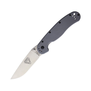 Ontario RAT 1 Pocket Knife 3.6" Drop Point AUS-8 Satin Blade Nylon Handle Gray