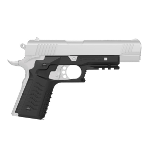 Recover Tactical CC3H Grip and Rail System for 1911 Government, Commander Polymer Black