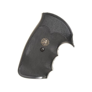 Pachmayr Gripper Grips with Finger Grooves for Colt Python Rubber Black