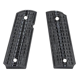 Pachmayr G10 Tactical Grips for 1911 Government, Commander Checkered G10 Gray