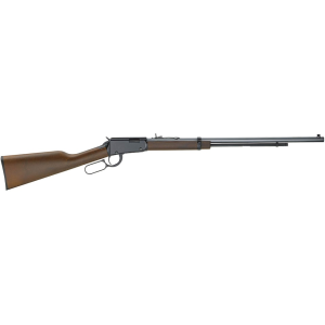 Henry Frontier Lever Action Rifle 22 Long Rifle 24" Blued Barrel Blued Frame Walnut Straight Grip Stock