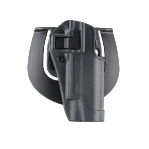 BLACKHAWK! Serpa Sportster Paddle OWB Holster Right Hand Glock 19, 19X, 23, 32, 45 Polymer Gun Metal Gray