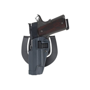 BLACKHAWK! Serpa Sportster Paddle OWB Holster Left Hand Glock 20, 21, S&W M&P 45, M&P Pro 9mm, 40 S&W Polymer Gun Metal Gray