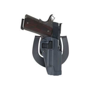BLACKHAWK! Serpa Sportster Paddle OWB Holster Right Hand 1911 Government Polymer Gun Metal Gray
