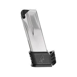 Springfield Armory XDM Compact Magazine 9mm 19-Round with Black Magazine Adapter for Backstrap 1 Stainless Steel