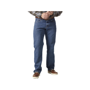 Wrangler Men's Rugged Wear Relaxed Jeans Antique Indigo 34X34