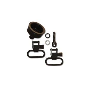 GrovTec Sling Swivel Set Remington 870 Espress Magazine Cap with Swivel Stud Locking Swivels Rear Screw Swivel Stud 20 Gauge Steel Black