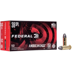 Federal American Eagle 38 Special Ammo 158 Grain Round Nose Box of 50