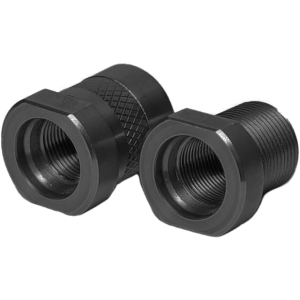 Odin Works Thread Adapter 1/2"-28 to 5/8"-24 Stainless Steel Black