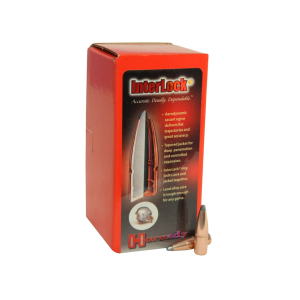Hornady InterLock 6.8mm, 270 Caliber (277 Diameter) Bullets 130 Grain Spitzer with Cannelure Box of 100