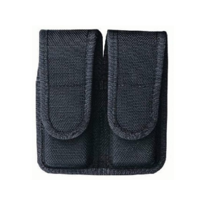 Bianchi 7302 Double Magazine Pouch 1911, Ruger P90 Hook and Loop Fastener Nylon Black