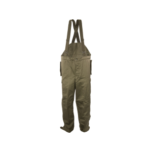 Military Surplus Austrian Pants with Suspenders Grade 1 Olive Drab Large