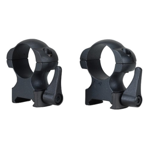 Weaver Grand Slam Lever Lock Weaver 1" Scope Rings Matte Black Extra-High