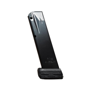 Mec-Gar Optimum Magazine with DPS Base Pad for Taurus PT92, PT99 9mm 20-Round Steel Anti-Friction Black