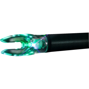 Nockturnal FIT Universal Size Lighted Arrow Nock Strobing Blue & Green 3PK