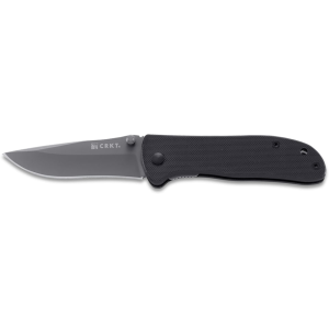 CRKT Drifter Pocket Knife 2.88" Drop Point 8Cr14MoV Titanium Nitride Blade G-10 Handle Black