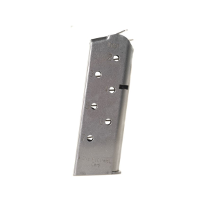 CM Products Match Grade 1911 Officer Magazine 45 ACP 7-Round Stainless Steel