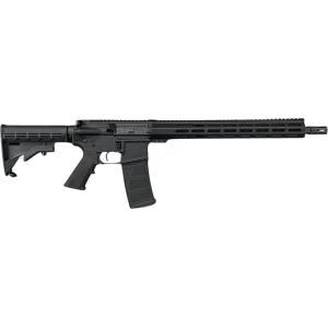 Andro Corp Industries ACI-15 Bravo Base Semi Automatic Rifle 300 AAC Blackout (7.62x35mm) 16" QPQ Threaded Barrel Black Frame Black Adjustable Stock