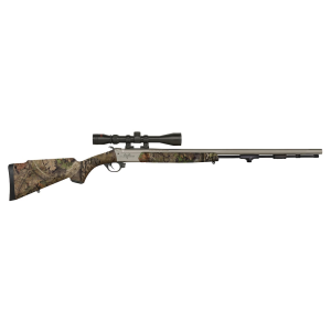 Traditions Pursuit VAPR XT 50 Caliber Muzzleloading Rifle 26" Stainless Steel Barrel Mossy Oak Break-Up Country Stock with 3-9x 40mm Scope