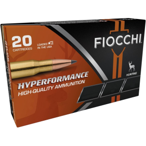 Fiocchi Hyperformance Hunt 223 Remington Ammo 50 Grain Jacketed Hollow Point Box of 20