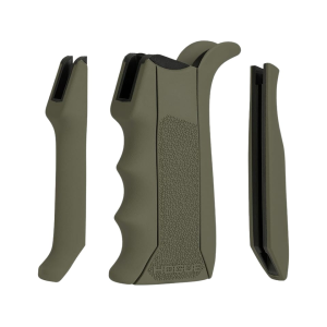 Hogue Modular Overmolded AR-15 Pistol Grip Rubber Olive Drab