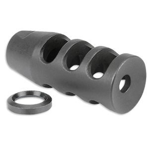 Midwest Industries Muzzle Brake 5.56mm 1/2"-28 Thread Steel Black