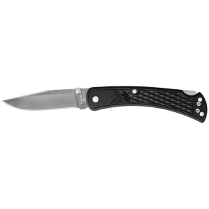 Buck Knives 110 Slim Pocket Knife 3.75" Clip Point 420HC Satin Blade Glass Reinforced Nylon (GRN) Handle Black