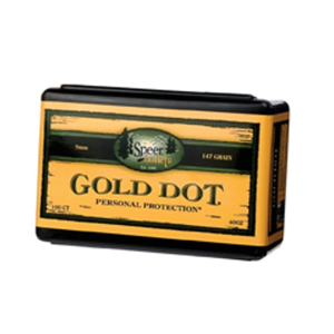 Speer Gold Dot 9mm Luger, 38 Super (355 Diameter) Bullets 124 Grain Bonded Hollow Point Box of 100