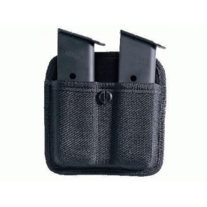 Bianchi 7320 Triple Threat Double Magazine Pouch for Glock 20, 21, HK USP 40, 45 Nylon Black
