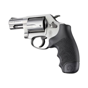 Hogue Monogrip Grips for S&W J-Frame Round Butt Rubber Black