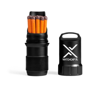 Exotac MATCHCAP XL Match Case Black