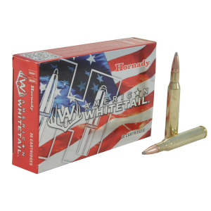 Hornady American Whitetail 270 Winchester Ammo 130 Grain Hornady Interlock Jacketed Soft Point Box of 20