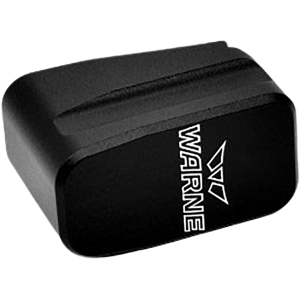 Warne Extended Magazine Base Pad for Glock 43X, 48 9mm +2 Aluminum Black